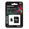 Adata PREMIER PRO MICRO SDXC 64GB + ADAPTER CLASS 10 UHS-I U3 A2 V30 100/80 MB/S vsrls  olcs Adata PREMIER PRO MICRO SDXC 64GB + ADAPTER CLASS 10 UHS-I U3 A2 V30 100/80 MB/S