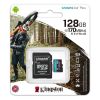 KINGSTON CANVAS GO PLUS MICRO SDXC 128GB + ADAPTER CLASS 10 UHS-I U3 A2 V30 170/90 MB/S vsrls  olcs KINGSTON CANVAS GO PLUS MICRO SDXC 128GB + ADAPTER CLASS 10 UHS-I U3 A2 V30 170/90 MB/S