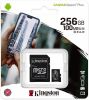 KINGSTON CANVAS SELECT PLUS MICRO SDXC 256GB + ADAPTER CLASS 10 UHS-I U3 A1 V30 (100/85 MB/S) vsrls  olcs KINGSTON CANVAS SELECT PLUS MICRO SDXC 256GB + ADAPTER CLASS 10 UHS-I U3 A1 V30 (100/85 MB/S)