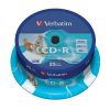 Verbatim CD-R 52X FULL NYOMTATHAT ID BRANDED CAKE (25) vsrls  olcs Verbatim CD-R 52X FULL NYOMTATHAT ID BRANDED CAKE (25)